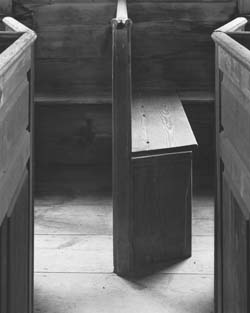 Pew Bench, Rocky Hill Meetinghouse