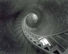 Spiral Stairs, Fort Point Lighthouse