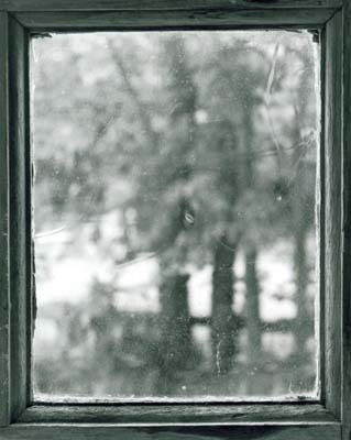109M: Old Glass, From Inside, Sandown Meetinghouse