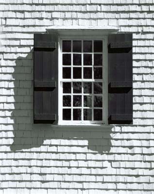 113P: Window and Shutters, Walpole Meetinghouse