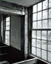 114M: Window, Beams, and Graveyard, Danville Meetinghouse