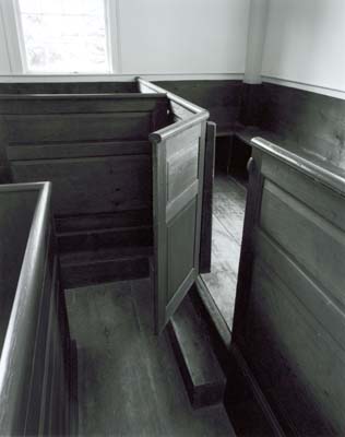 Box Pews, Trinity Church (Anglican), Holderness, NH
