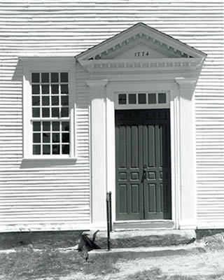 Door, Sandown Meetinghouse, Sandown, NH