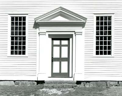 Door and Windows, Rocky Hill Meetinghouse, Amesbury, MA