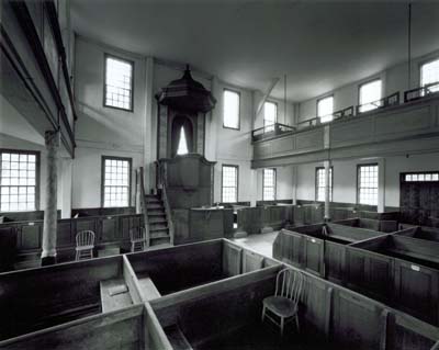 Interior, Sandown Meetinghouse, Sandown, NH
