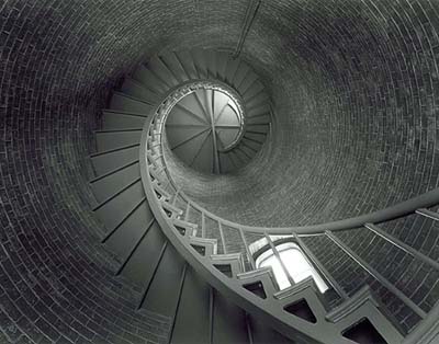 Spiral Stairs, Fort Point Lighthouse, Portsmouth, NH