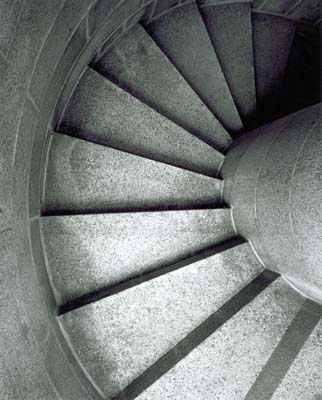 Spiral Stairs, Washington Tower, Mt. Auburn Cemetery, Cambridge, MA