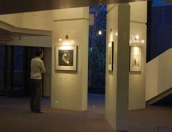 View from outside Three Columns Gallery