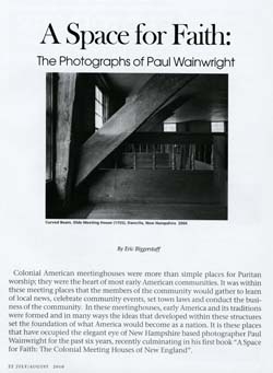 View Camera Magazine Article