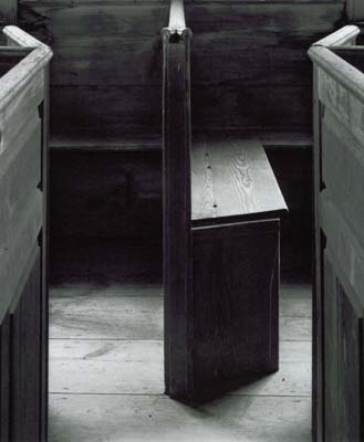 107A: Pew Bench, Rocky Hill Meetinghouse