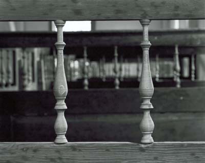 109K: Box Pew Spindles, Sandown Meetinghouse