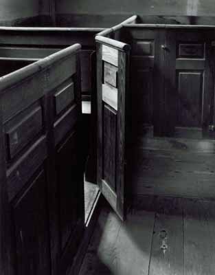 114G'': Box Pews, German Meetinghouse