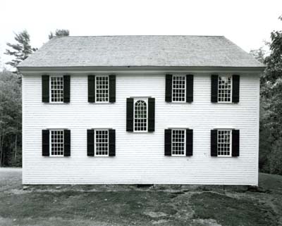 115Q: Back Wall, Walpole Meetinghouse