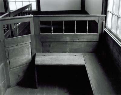 Box Pews, Fremont Meetinghouse, Fremont, NH