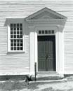 Door and Window, Sandown Meetinghouse, Sandown, NH
