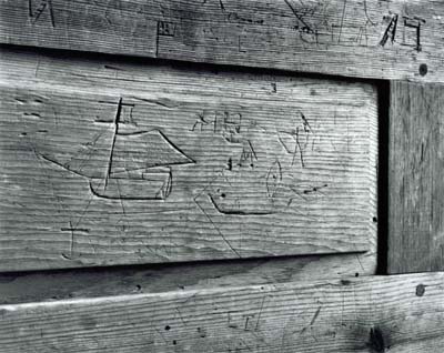 Graffiti, Single Men's Balcony, Rocky Hill Meetinghouse, Amesbury, MA