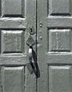 Door Handle and Shadow, Sandown Meetinghouse, Sandown, NH