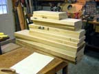 Wood cut to approximate length