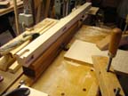 Cutting a shelf mortise