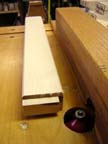 Cutting a dado on the table saw