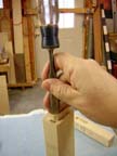 Rounding the tenons