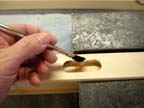 Applying glue