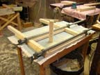 One front, clamped together
